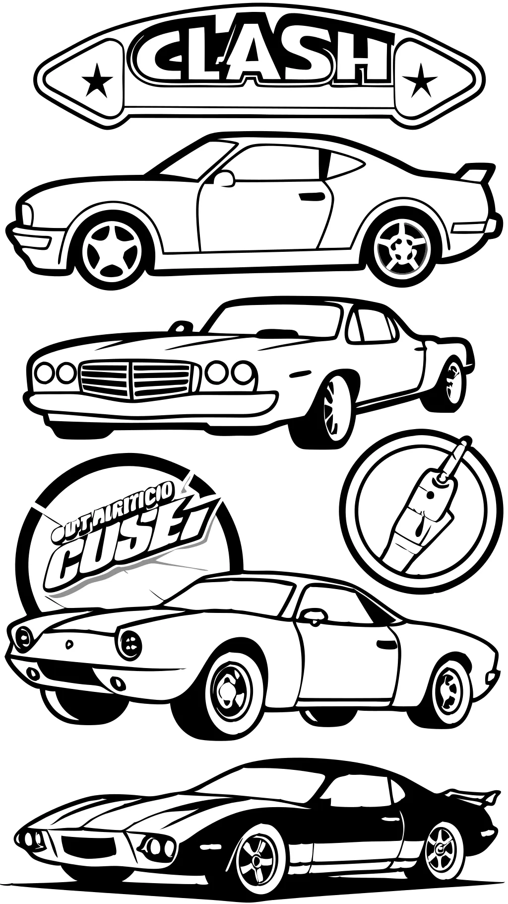 cool coloring pages of cars